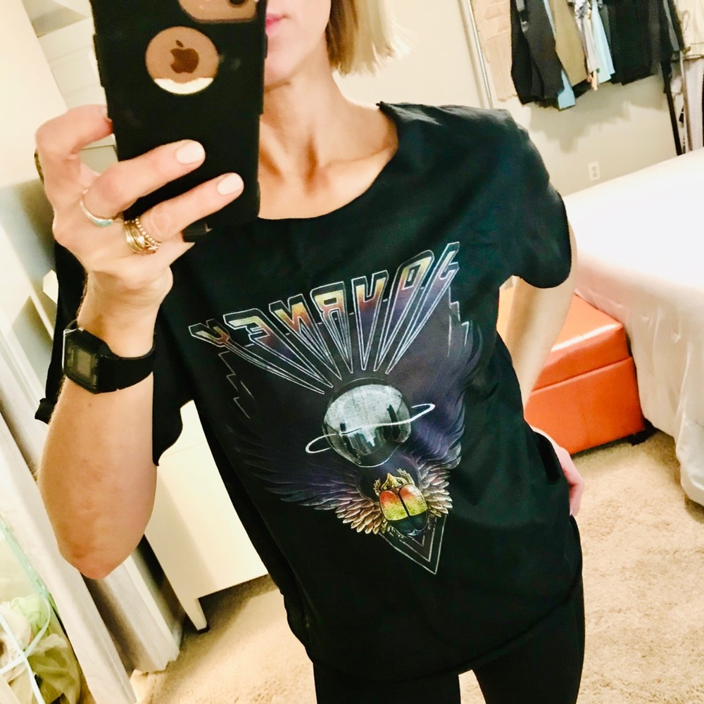 Vintage Concert Tee Shirt Journey Much Scarab Top